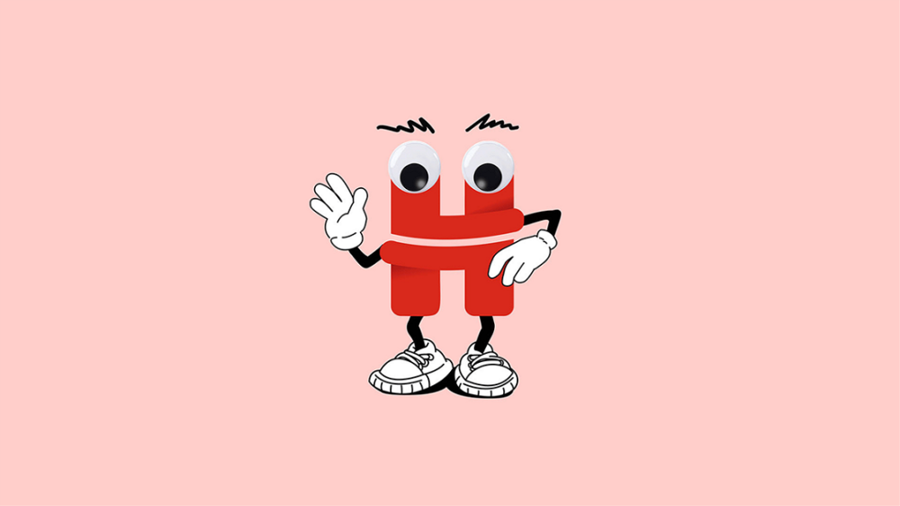 Huggies母嬰用品紙尿褲品牌vi視覺形象升級，H字母logo設(shè)計吉祥物設(shè)計