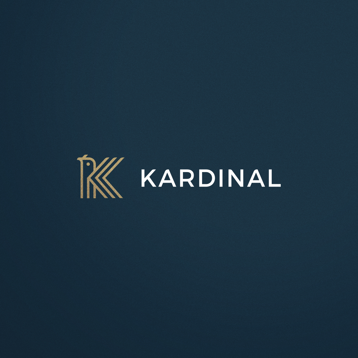 Kardina 家族理財（財務顧問公司）金融logo設計vi設計，鳥+首字母K+方向箭頭