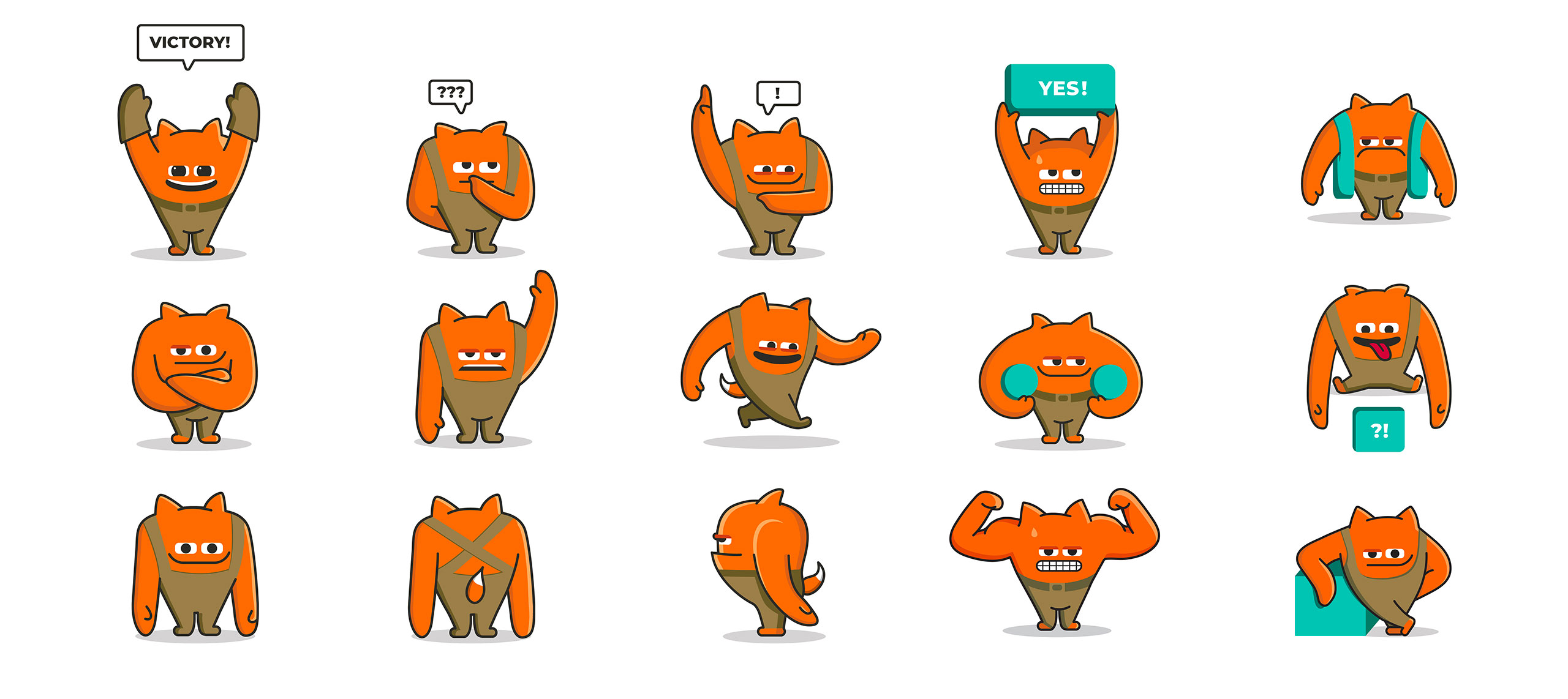 Ogrifox 安全防護服工作服服飾“狐貍巨人”品牌卡通吉祥物設計 Ogrifox 安全防護服工作服服飾“狐貍巨人”品牌卡通吉祥物設計