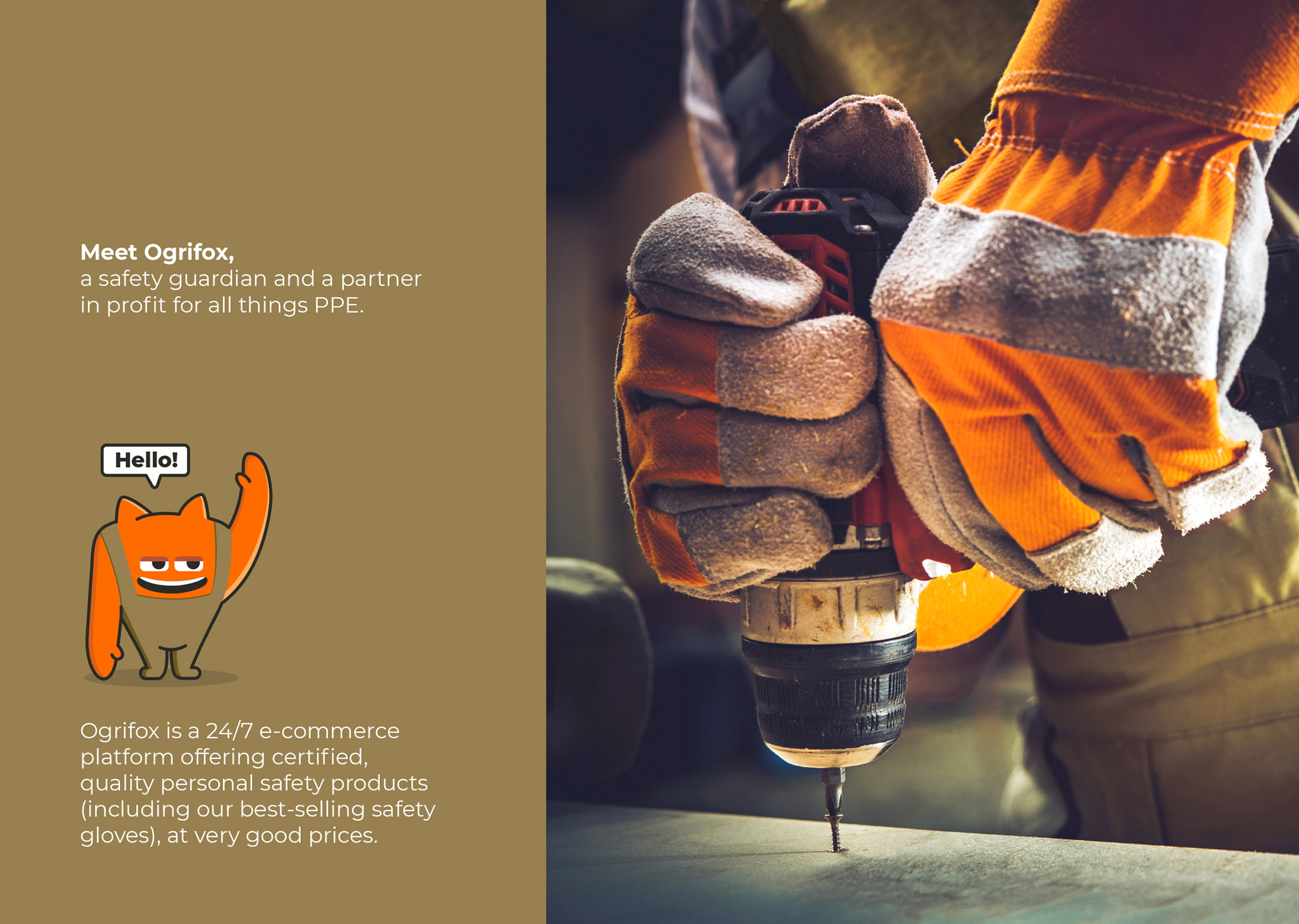 Ogrifox 安全防護服工作服服飾“狐貍巨人”品牌卡通吉祥物設計 Ogrifox 安全防護服工作服服飾“狐貍巨人”品牌卡通吉祥物設計