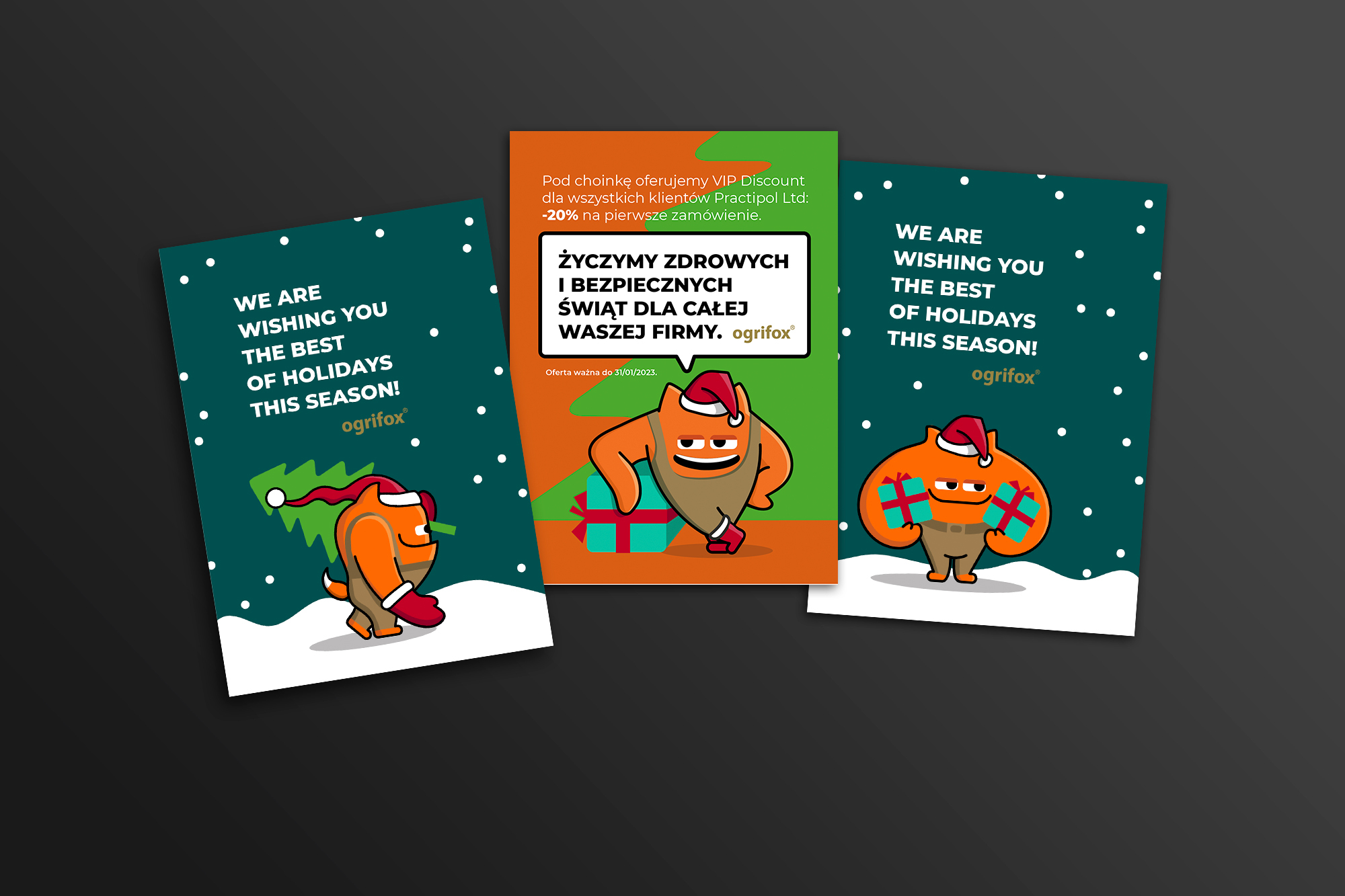 Ogrifox 安全防護服工作服服飾“狐貍巨人”品牌卡通吉祥物設計 Ogrifox 安全防護服工作服服飾“狐貍巨人”品牌卡通吉祥物設計