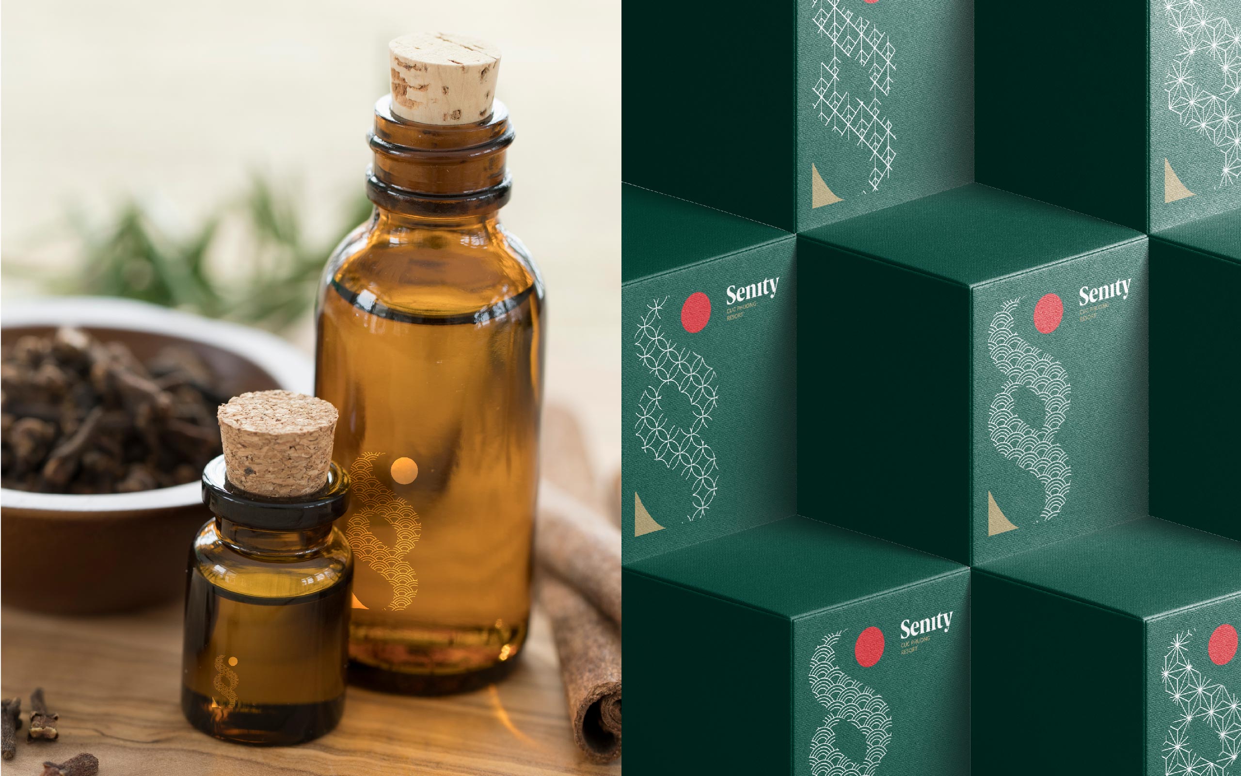 Senity越南礦物溫泉日式度假村酒店品牌形象設(shè)計-logo&vi