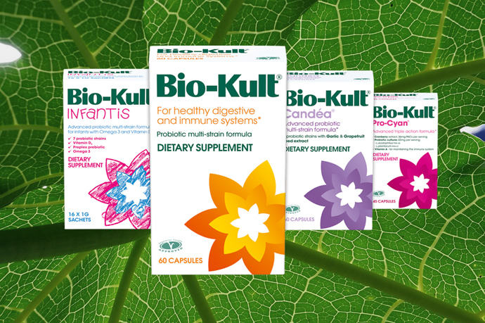 Bio-Kult 益生菌包裝設(shè)計-舊花朵包裝