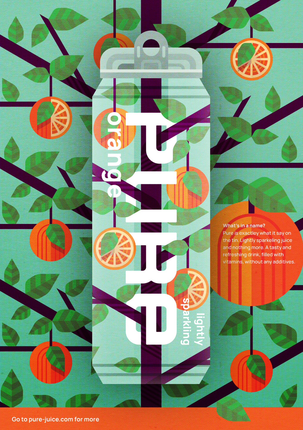 PURE罐裝蘇打水氣泡濃縮果汁飲料包裝設(shè)計(jì)“幾何圖案風(fēng)格” PURE罐裝蘇打水氣泡濃縮果汁飲料包裝設(shè)計(jì)“幾何圖案風(fēng)格”