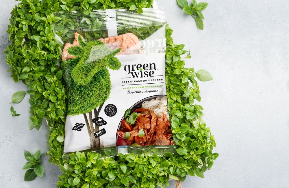 Greenwise 高植物蛋白素食肉食品包裝設(shè)計(jì),植物建模動(dòng)物圖案 Greenwise 高植物蛋白素食肉食品包裝設(shè)計(jì),植物建模動(dòng)物圖案