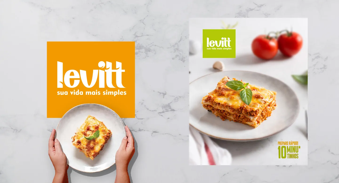 Levitt預(yù)制菜方便即食菜冷凍食品包裝設(shè)計(jì)，快速方便休閑風(fēng)格