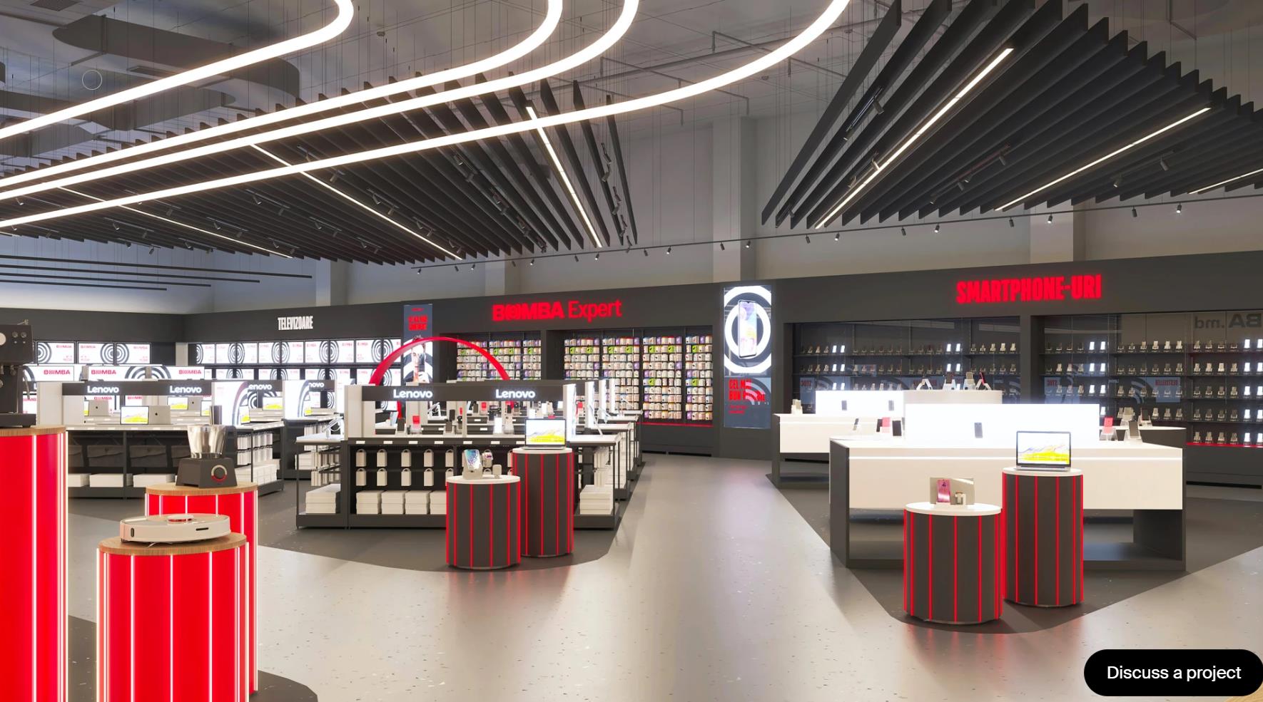  Bomba 電子與零售新品牌形象設(shè)計(jì)店鋪空間設(shè)計(jì)陳列設(shè)計(jì)