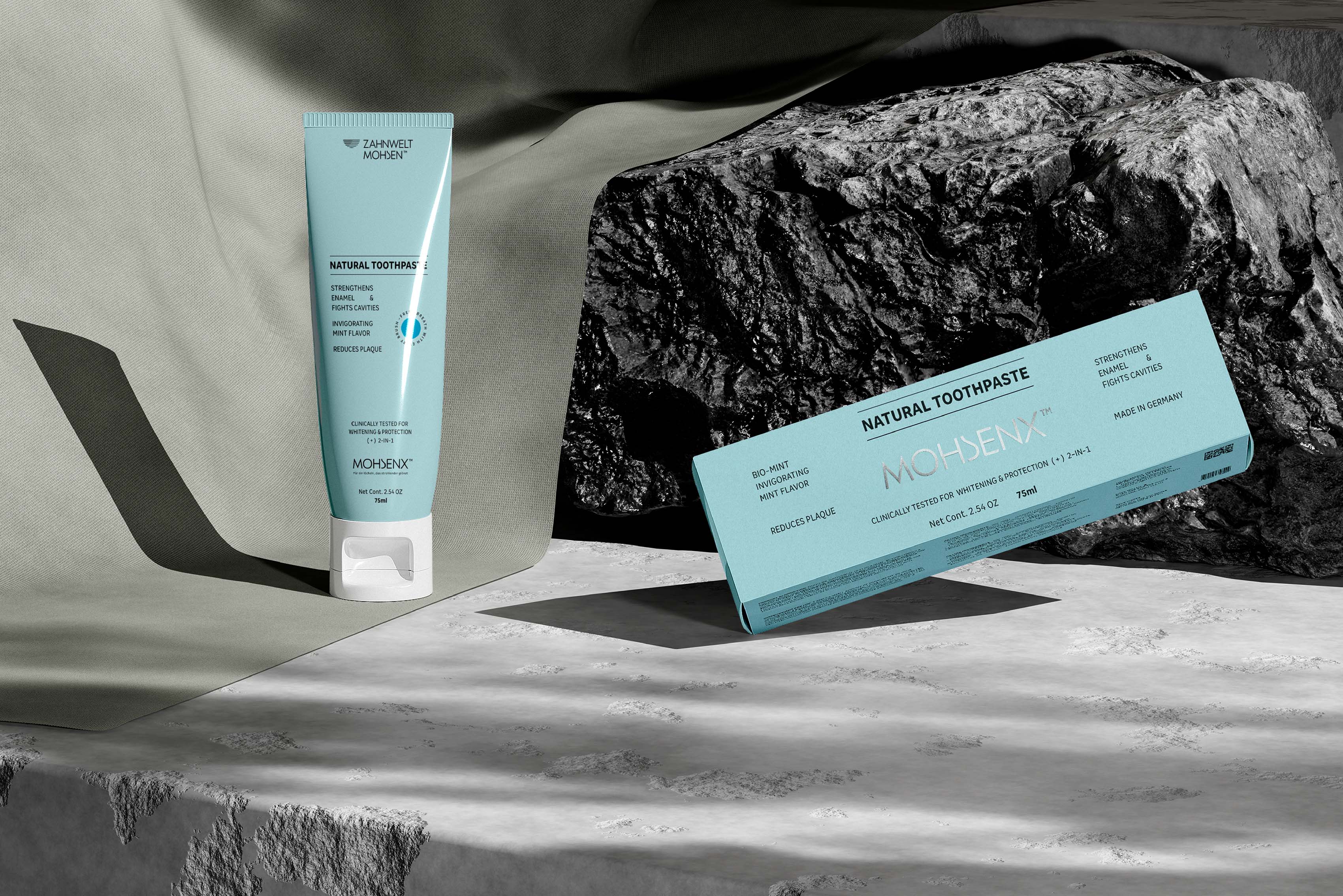 MohsenX 口腔護(hù)理牙膏品牌創(chuàng)建包裝設(shè)計(jì)“醫(yī)學(xué)風(fēng)格”