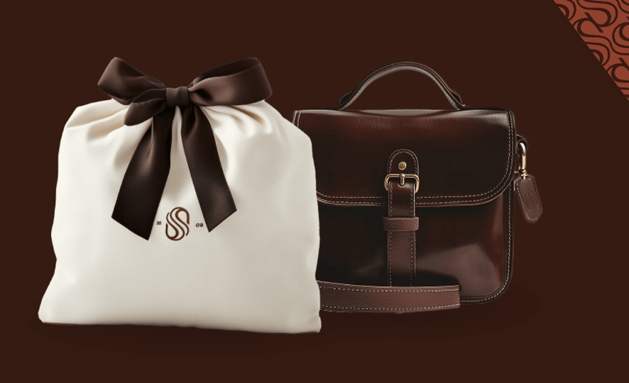 SHOV SUNTSOV 皮草定制服飾皮包皮具品牌 logo設(shè)計(jì)vi設(shè)計(jì)“S”條紋