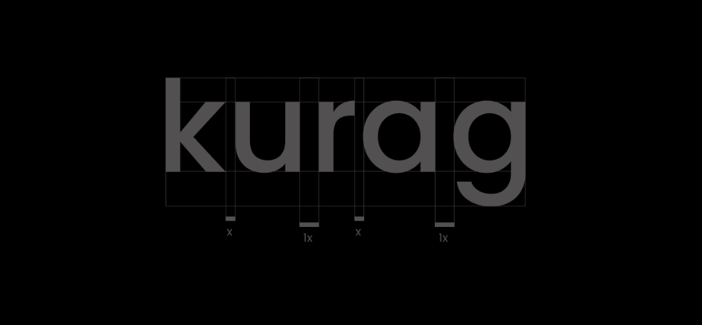 Kurag數(shù)字加密貨幣logo設計品牌形象設計K字母圓形logo綠色系