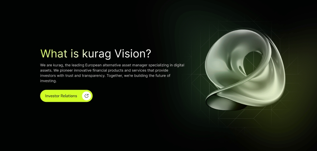 Kurag數(shù)字加密貨幣logo設計品牌形象設計K字母圓形logo綠色系