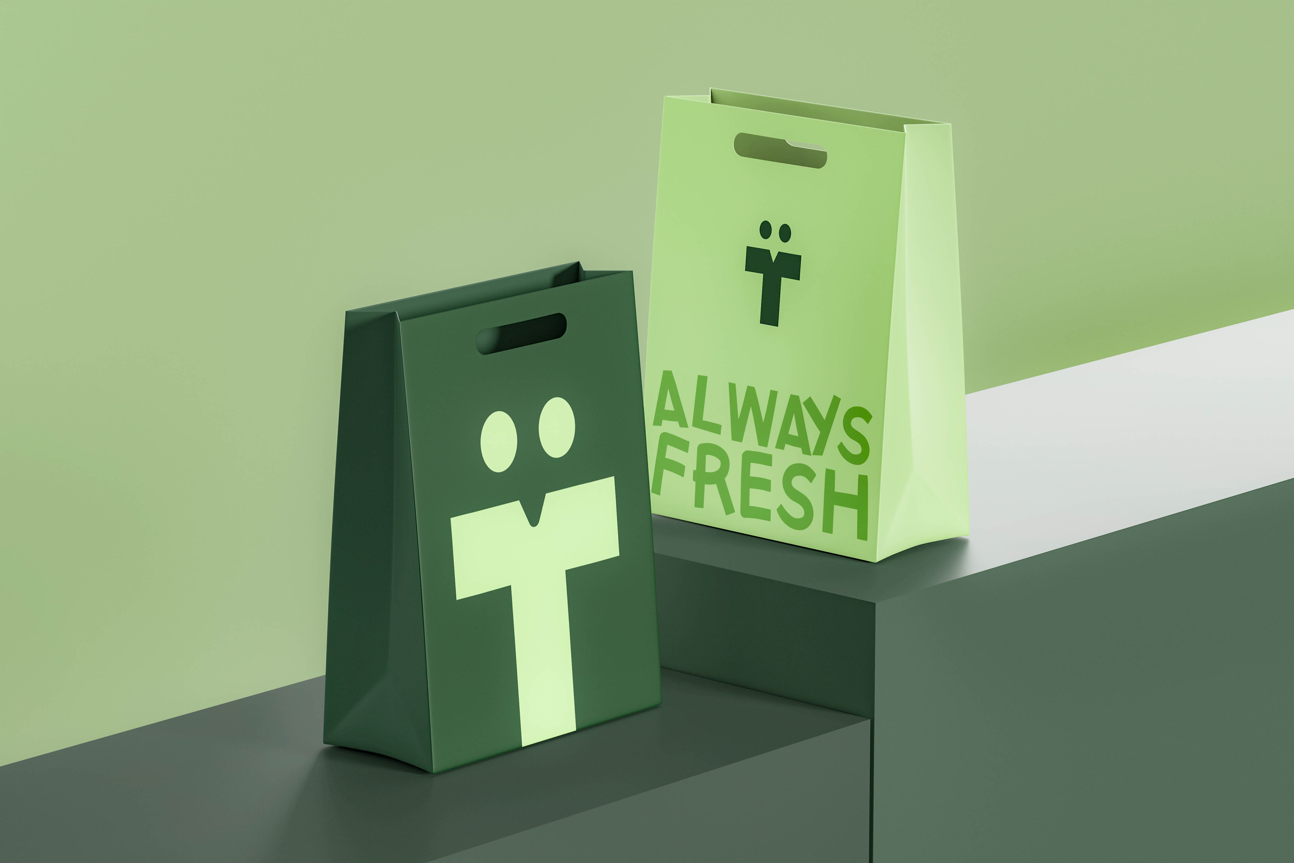 Thaza新鮮雞肉新品牌形象設(shè)計(jì)-logo包裝vi，雞的眼睛和喙融入字母T