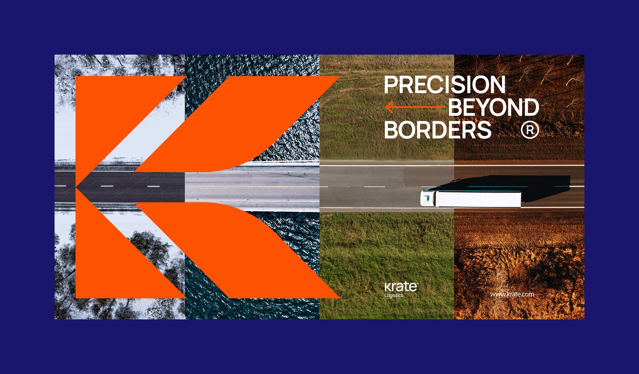 Krate國際物流公司logo設(shè)計vis設(shè)計，速度箭頭+字母K