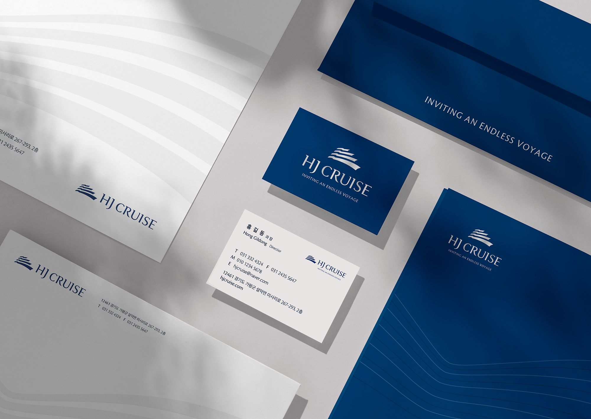 HJ CRUISE 游輪品牌vi形象設計logo設計-上海vi設計公司 HJ CRUISE 游輪品牌vi形象設計logo設計-上海vi設計公司