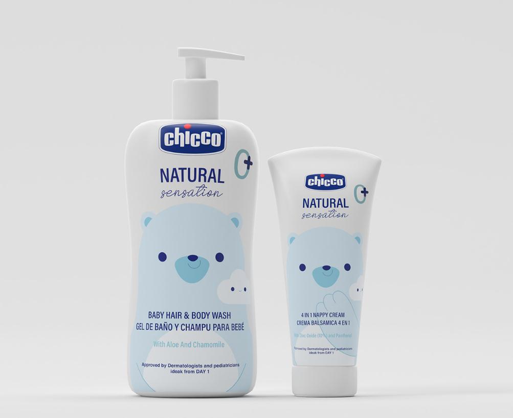 chicco嬰兒天然日化洗護(hù)產(chǎn)品“熊貓”吉祥物設(shè)計包裝設(shè)計