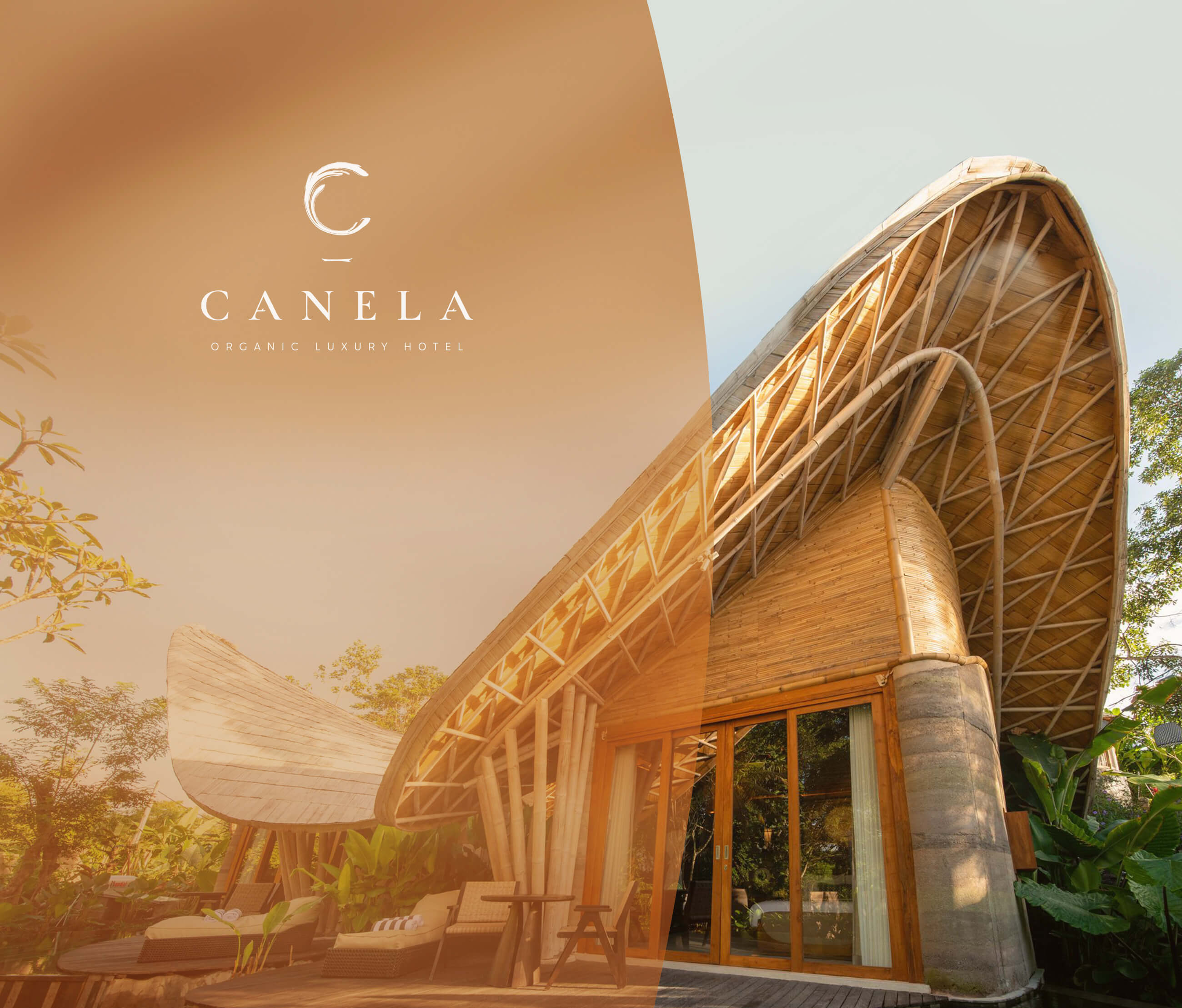 巴西有機(jī)豪華酒店藝術(shù)建筑項(xiàng)目 Canela 創(chuàng)建品牌logo設(shè)計(jì)和藝術(shù)指導(dǎo),彎曲肉桂C字母元素 巴西有機(jī)豪華酒店藝術(shù)建筑項(xiàng)目 Canela 創(chuàng)建品牌logo設(shè)計(jì)和藝術(shù)指導(dǎo),彎曲肉桂C字母元素