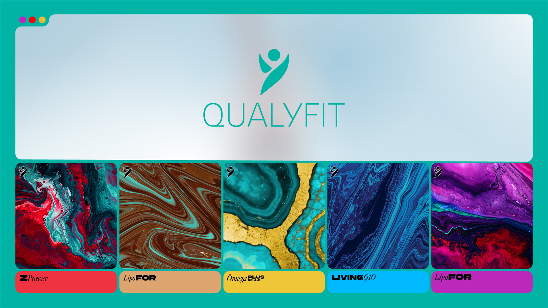 Qualyfit營養(yǎng)補(bǔ)充劑健康保健品更新logo設(shè)計(jì)包裝設(shè)計(jì),運(yùn)動風(fēng)logo+藝術(shù)底色 Qualyfit營養(yǎng)補(bǔ)充劑健康保健品更新logo設(shè)計(jì)包裝設(shè)計(jì),運(yùn)動風(fēng)logo+藝術(shù)底色