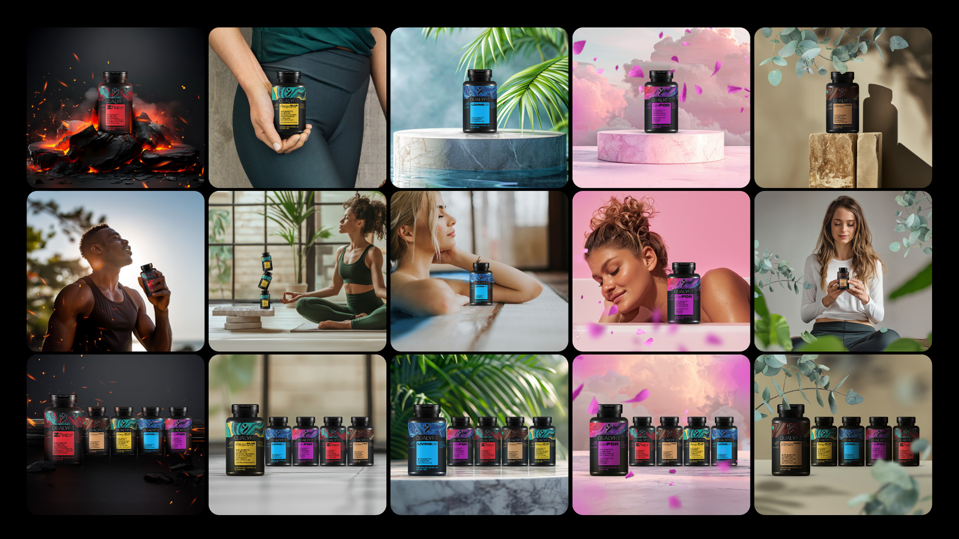 Qualyfit營養(yǎng)補(bǔ)充劑健康保健品更新logo設(shè)計(jì)包裝設(shè)計(jì),運(yùn)動風(fēng)logo+藝術(shù)底色 Qualyfit營養(yǎng)補(bǔ)充劑健康保健品更新logo設(shè)計(jì)包裝設(shè)計(jì),運(yùn)動風(fēng)logo+藝術(shù)底色