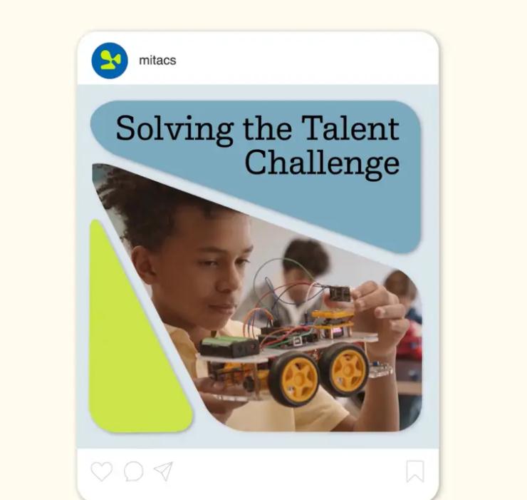 加拿大Mitacs企業(yè)創(chuàng)新孵化器投資公司新品牌視覺設(shè)計logo&vi設(shè)計