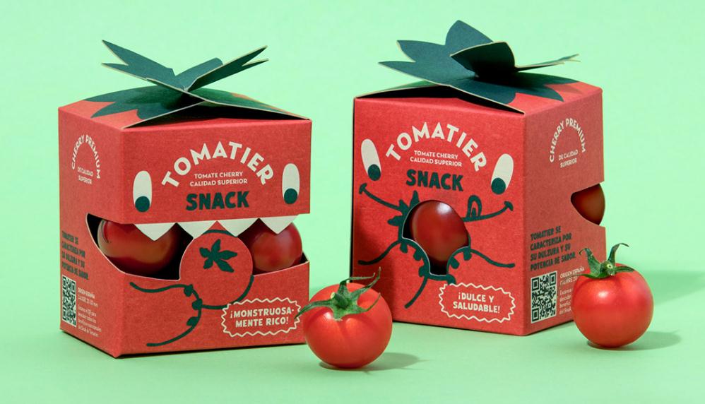 snack小番茄西紅柿大嘴怪獸開(kāi)口創(chuàng)意包裝設(shè)計(jì)