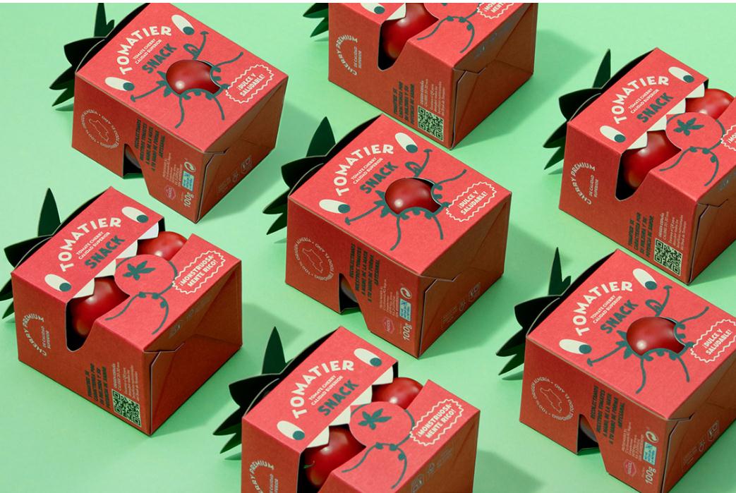 snack小番茄西紅柿大嘴怪獸開(kāi)口創(chuàng)意包裝設(shè)計(jì)