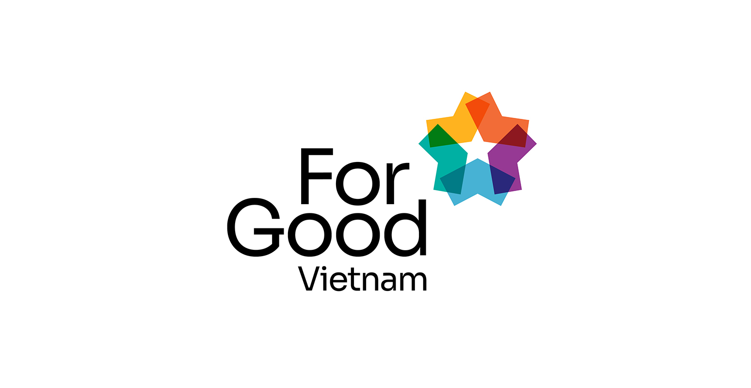 ForGood 幫助弱勢群體公益組織logo設計品牌vi視覺形象設計“多彩的萬花筒”元素
