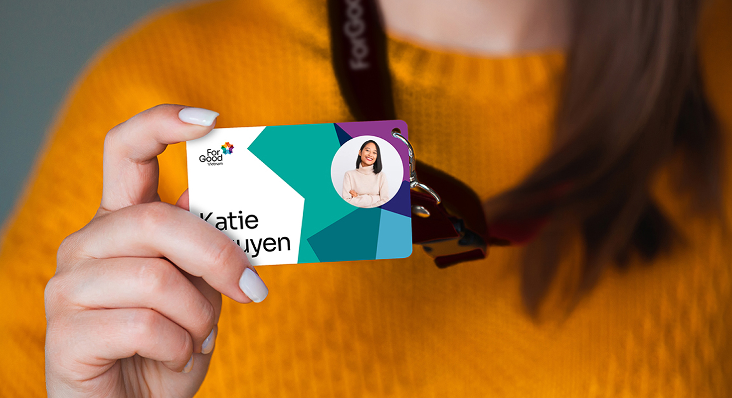 ForGood 幫助弱勢(shì)群體公益組織logo設(shè)計(jì)品牌vi視覺形象設(shè)計(jì)“多彩的萬花筒”元素