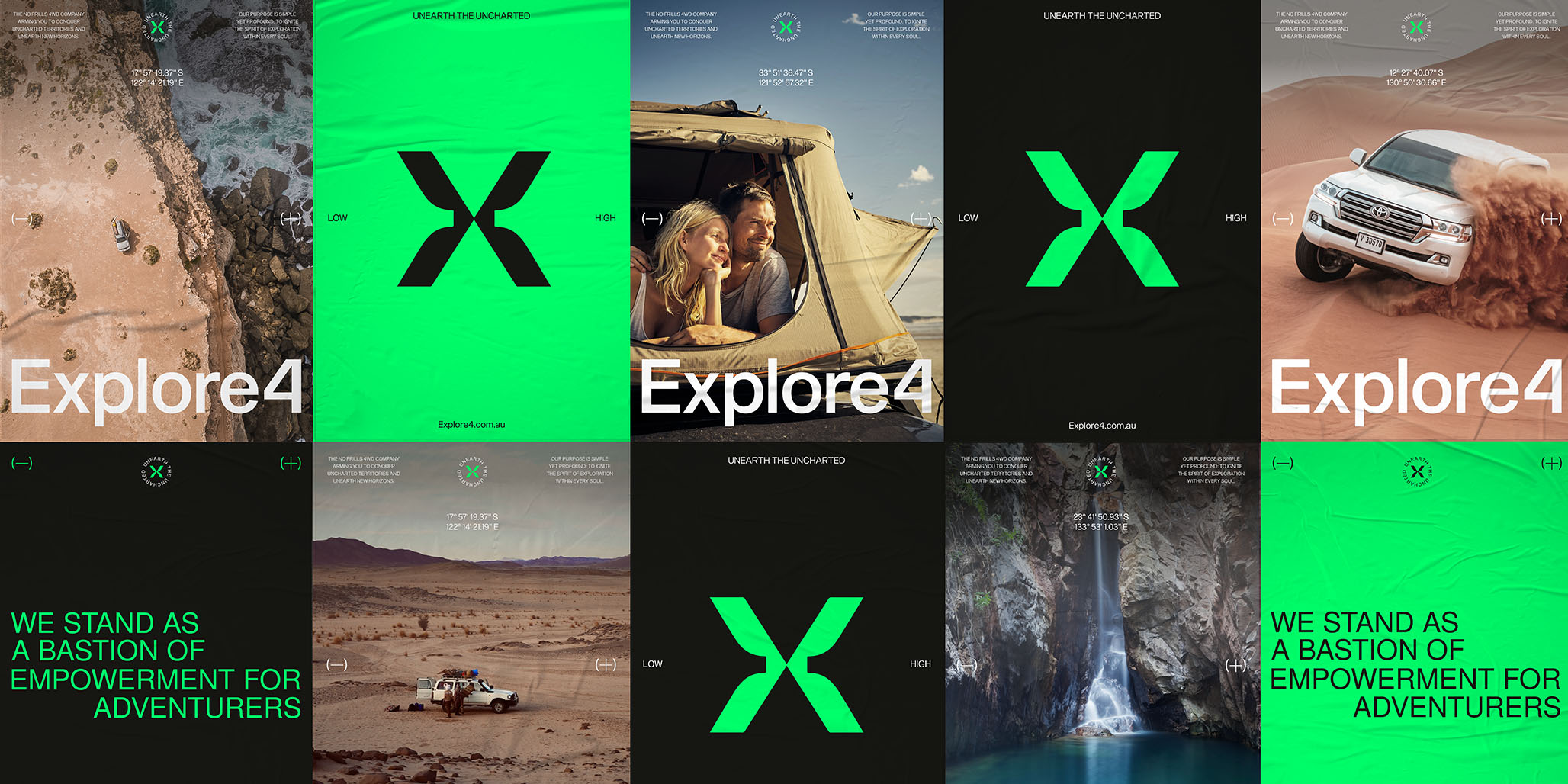 Explore4 四輪驅(qū)動(dòng)探險(xiǎn)車(chē)輛租賃公司品牌創(chuàng)建與品牌形象設(shè)計(jì)