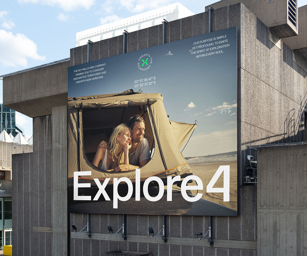 Explore4 四輪驅(qū)動(dòng)探險(xiǎn)車輛租賃公司品牌創(chuàng)建與品牌形象設(shè)計(jì)