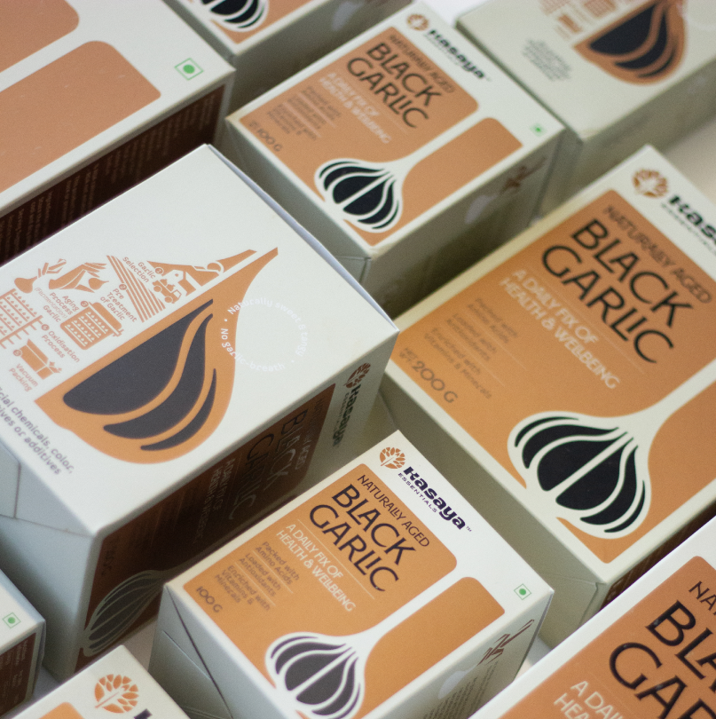 Kasaya黑蒜健康養(yǎng)生保健品品牌創(chuàng)建-命名-logo-包裝設(shè)計(jì)