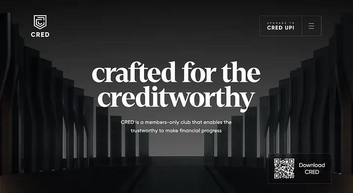 CRED 在其品牌中使用黑色