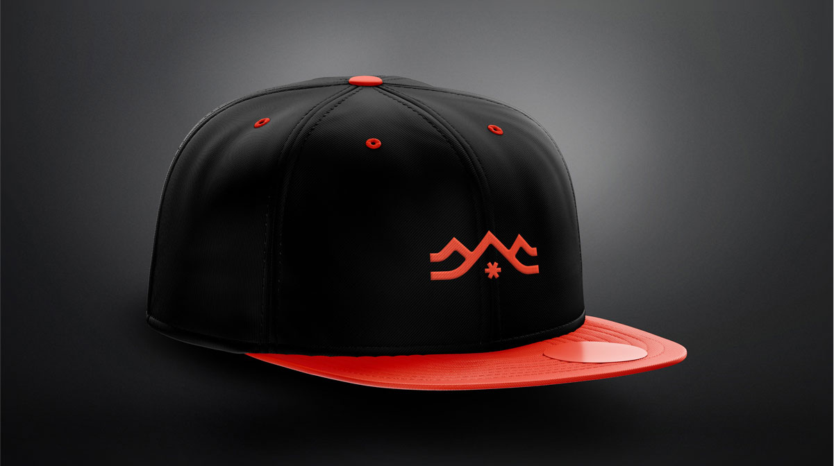 COTTIMO 戶外雪地靴品牌logo設(shè)計，山丘、雪地和遠(yuǎn)足元素