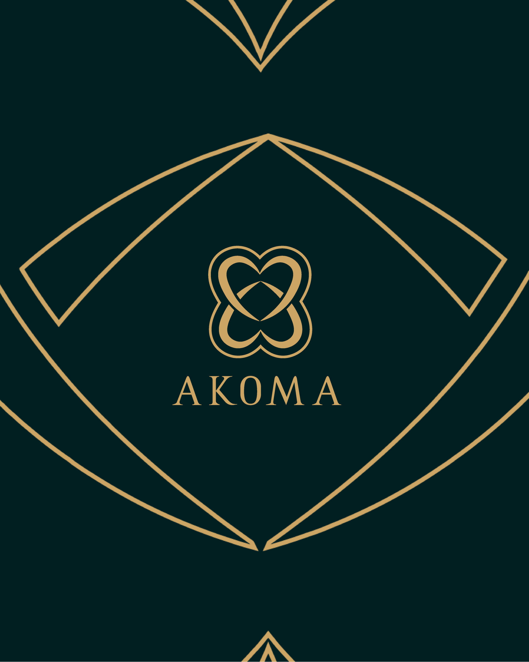 AKOMA 加納奢侈品牌logo設(shè)計,心形與自由獨立元素 AKOMA 加納奢侈品牌logo設(shè)計,心形與自由獨立元素