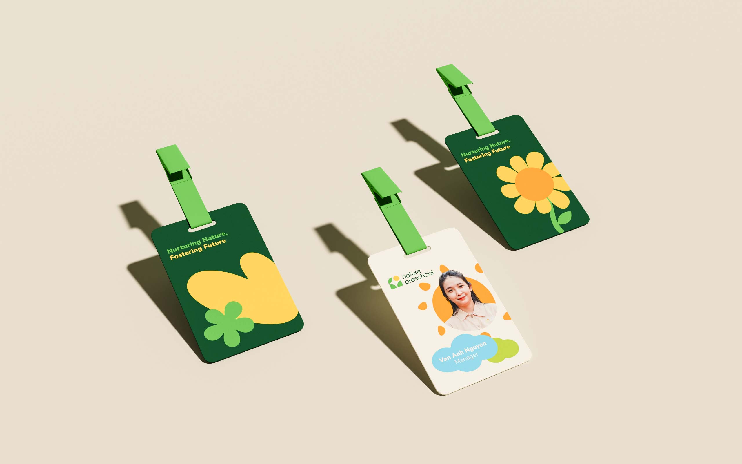 NaturePreschool 幼兒園品牌視覺形象vi設(shè)計“向日葵”元素 NaturePreschool 幼兒園品牌視覺形象vi設(shè)計“向日葵”元素