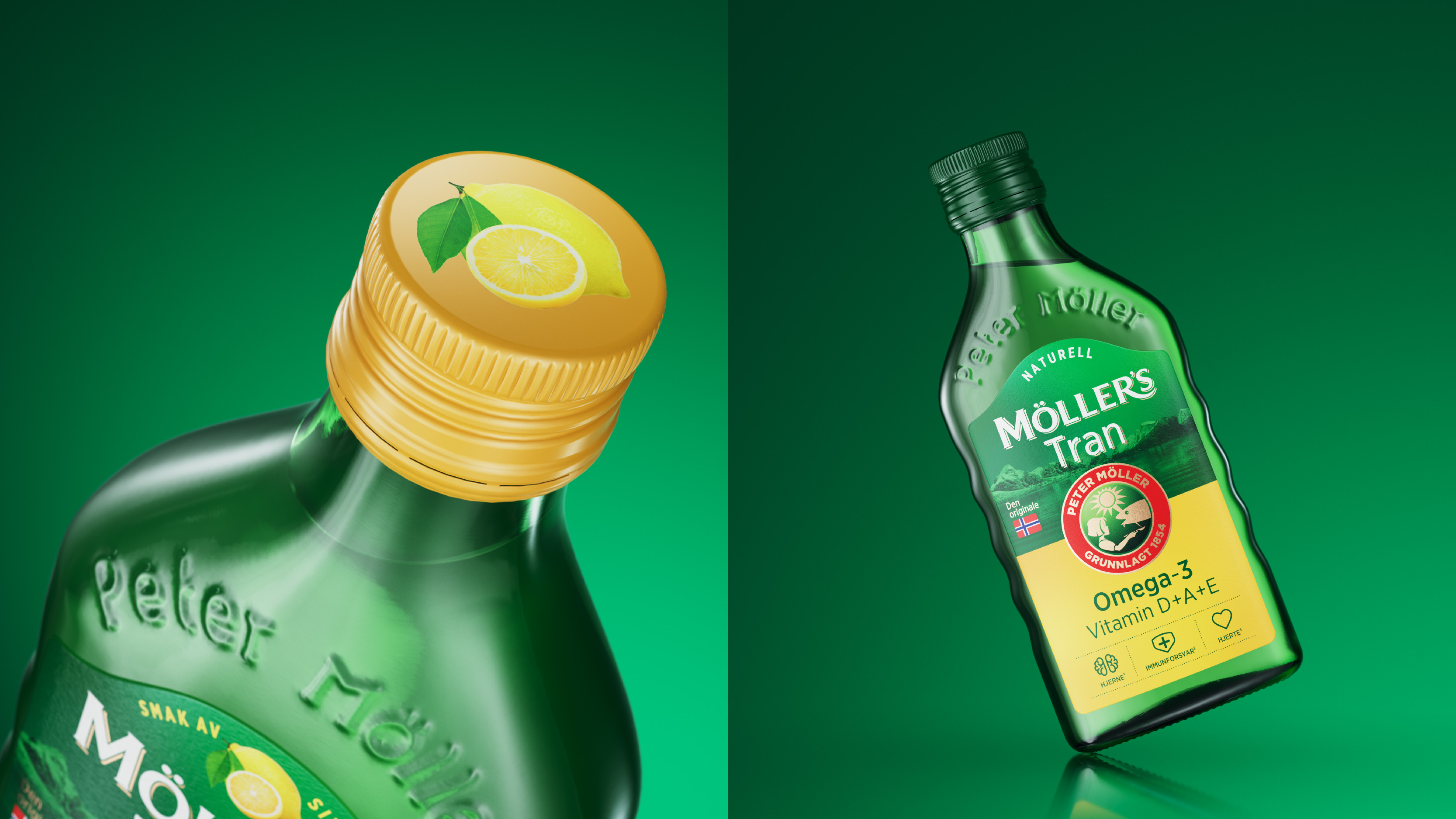 M?ller鱈魚肝油Omega-3保健品重新設計包裝,統(tǒng)一品牌風格,改變雜亂感覺 M?ller鱈魚肝油Omega-3保健品重新設計包裝,統(tǒng)一品牌風格,改變雜亂感覺