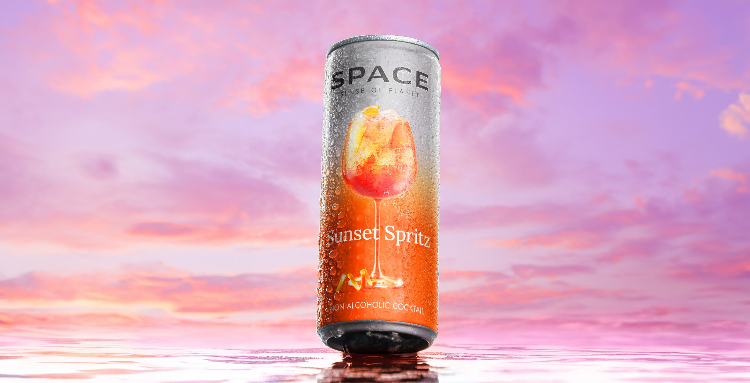 Space 精釀無酒精飲料包裝設計,銀色加變色現代太空風格 Space 精釀無酒精飲料包裝設計,銀色加變色現代太空風格