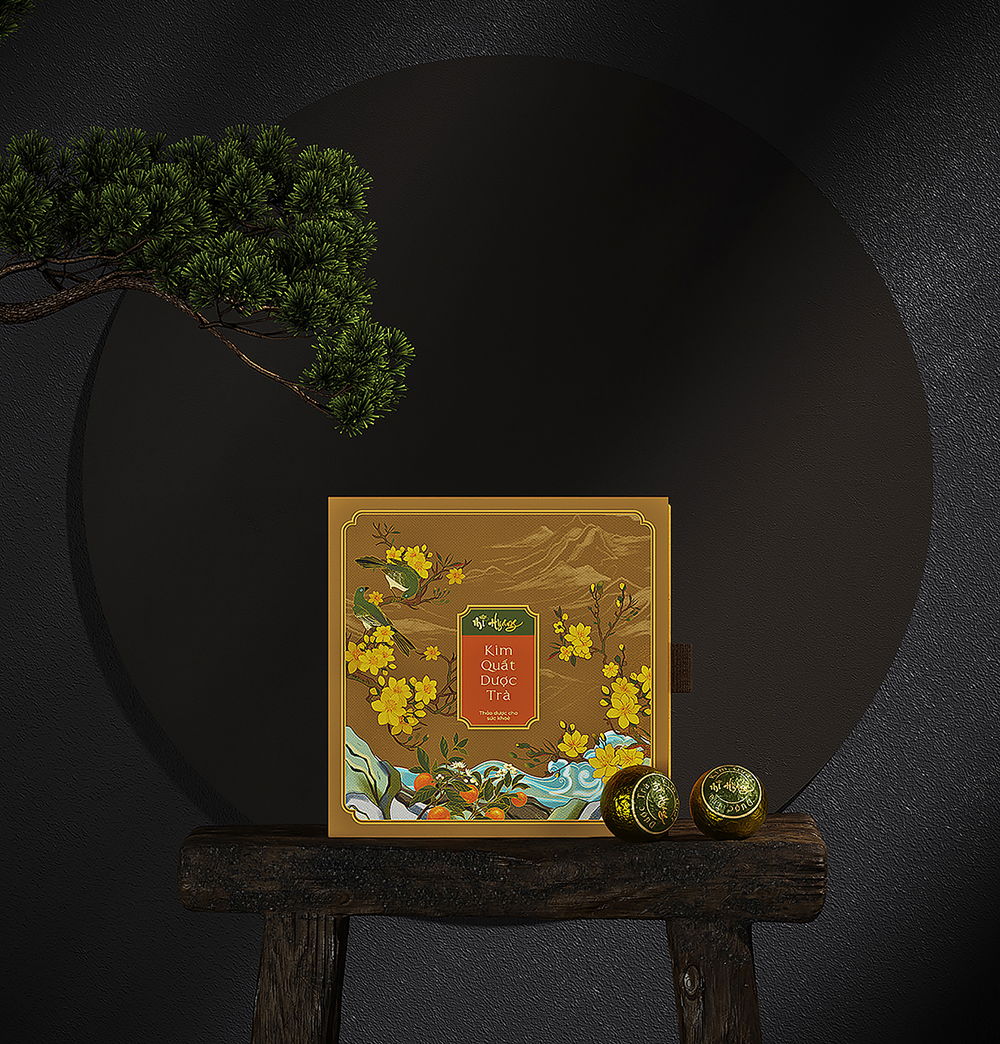Mi Hyang“美香”小青柑金橘藥茶禮盒包裝設(shè)計。中式風格花鳥插畫 Mi Hyang“美香”小青柑金橘藥茶禮盒包裝設(shè)計。中式風格花鳥插畫
