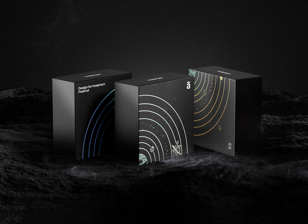 以元素宇宙為靈感的中秋月餅禮盒包裝設(shè)計(jì)