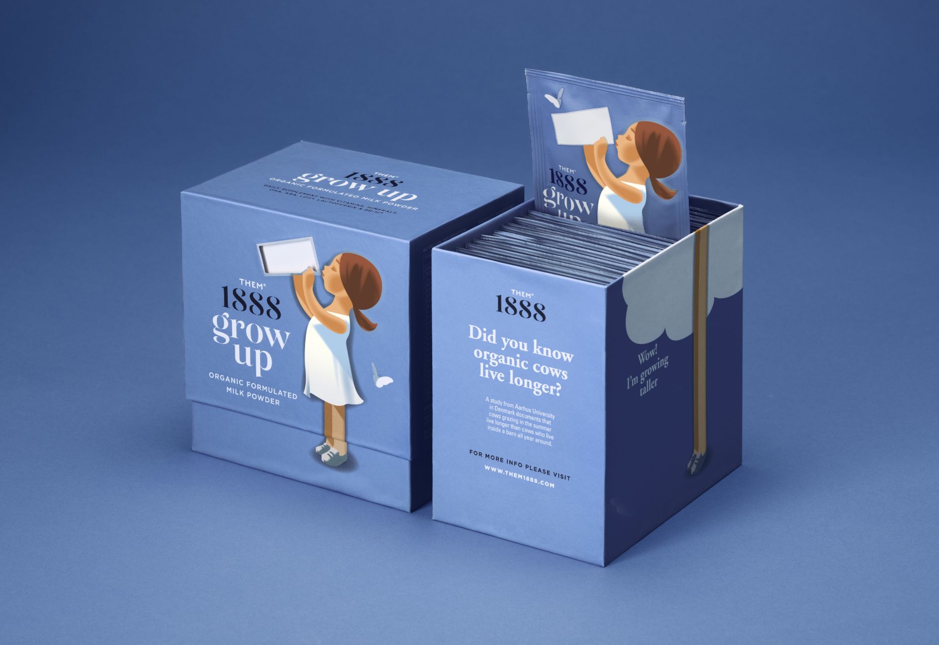 Them 1888 丹麥高端有機兒童奶粉袋裝盒裝亞洲市場包裝設(shè)計,北歐簡約風(fēng)格 Them 1888 丹麥高端有機兒童奶粉袋裝盒裝亞洲市場包裝設(shè)計,北歐簡約風(fēng)格