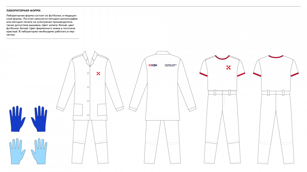 K3X化學試劑藥劑廠logo設計企業(yè)品牌形象設計“關(guān)鍵元素”-工作服設計