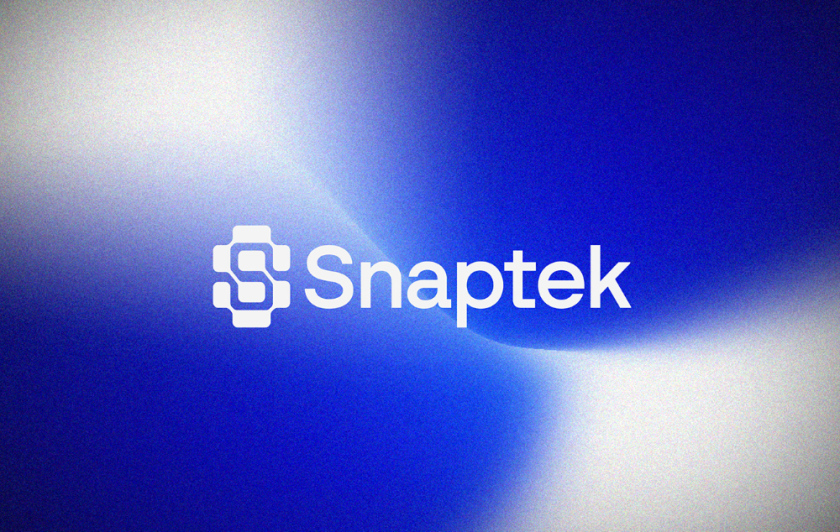 Snaptek 人工智能尖端科技品牌S字母logo設(shè)計(jì)vi設(shè)計(jì)，藍(lán)色科技風(fēng)