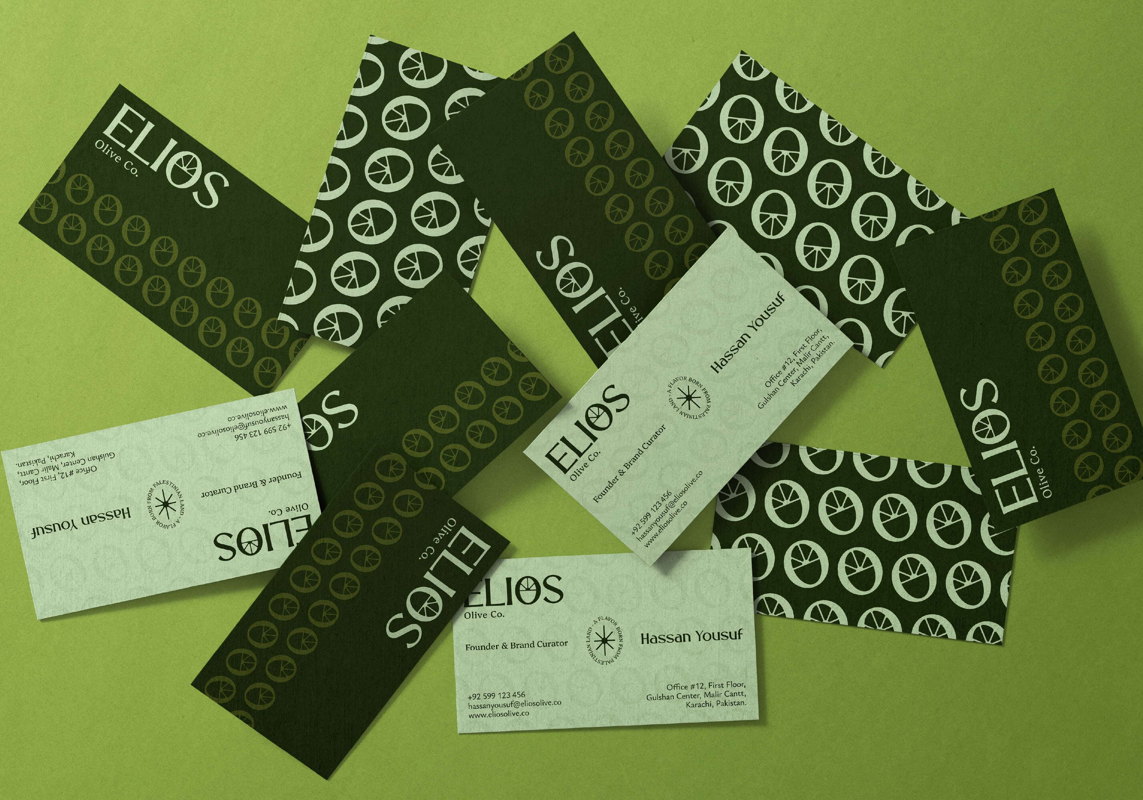 Elios代表文化和傳統(tǒng)橄欖油品牌logo設(shè)計包裝設(shè)計，自然清新風(fēng)格