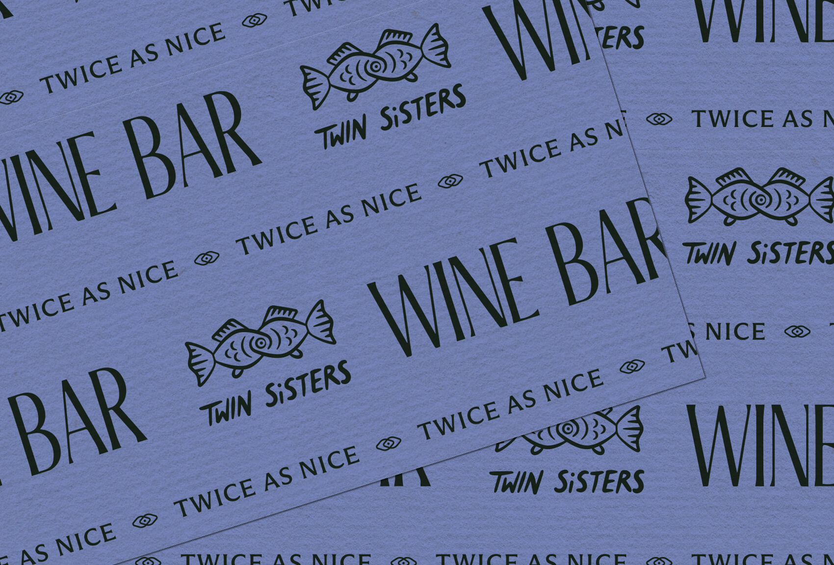 Twin Sisters 酒吧雙魚logo設(shè)計(jì)品牌視覺形象設(shè)計(jì) Twin Sisters 酒吧雙魚logo設(shè)計(jì)品牌視覺形象設(shè)計(jì)