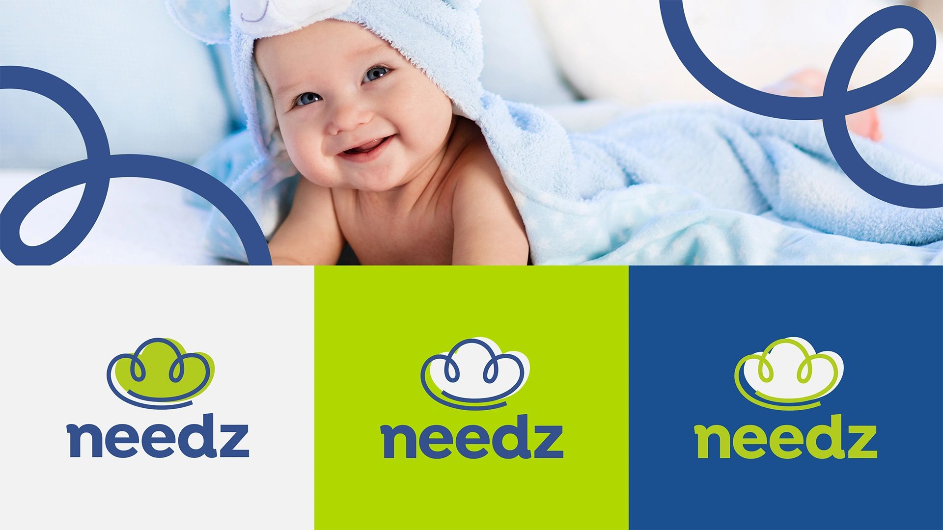 嬰兒與成人衛(wèi)生用品紙尿褲濕巾Needz品牌創(chuàng)建品牌起名棉花logo設(shè)計(jì)