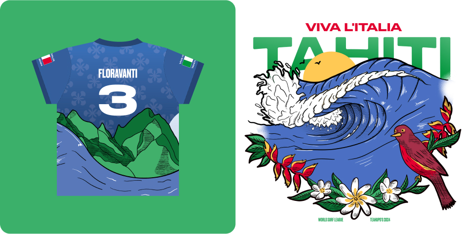 世界沖浪聯(lián)盟Teahupo''''''''o 2024 年WSL奧運服裝品牌視覺設(shè)計-上海品牌設(shè)計公司