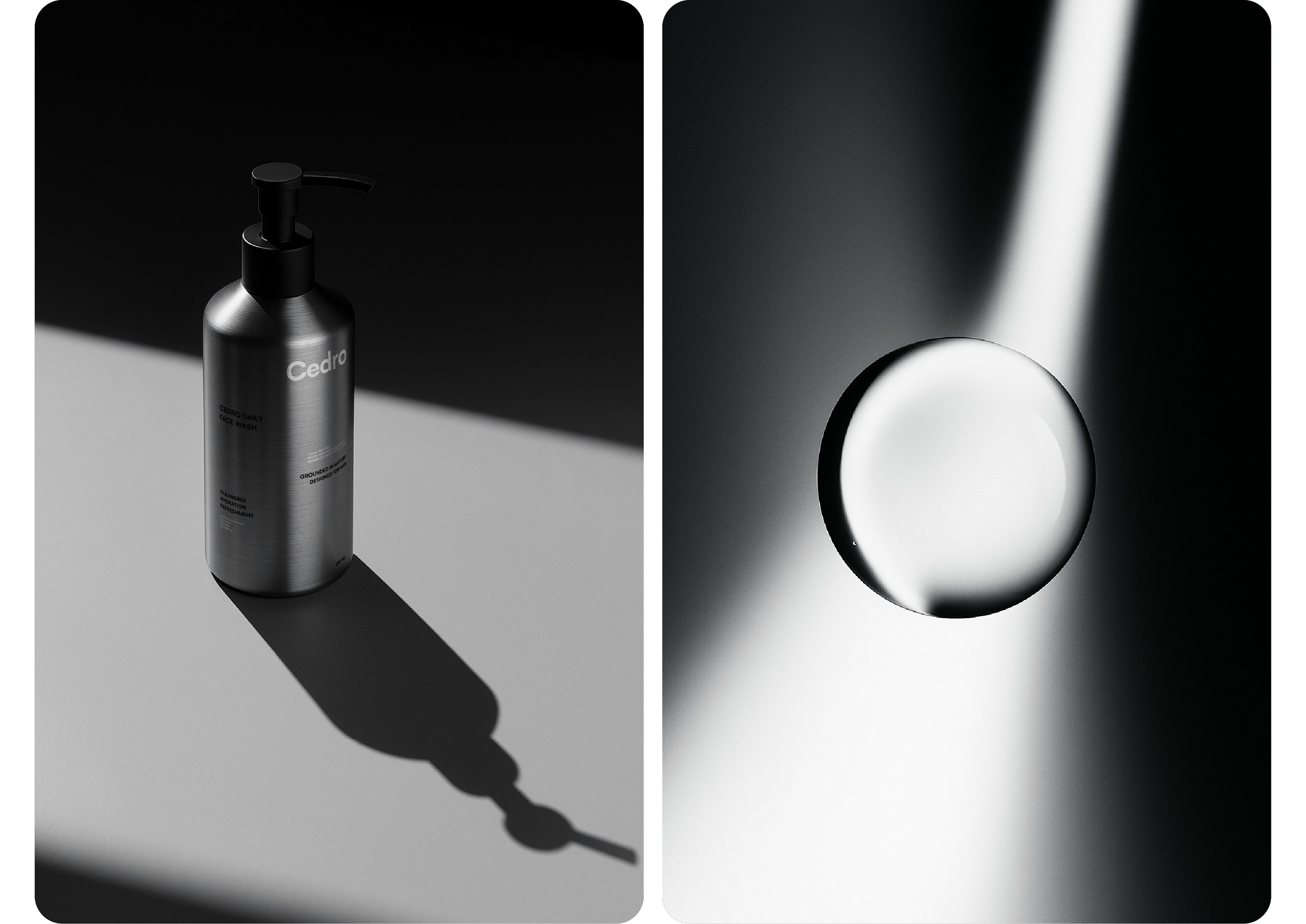 Cedro 男性護膚品牌創(chuàng)建(潔面乳保濕霜精華液)-命名logo設(shè)計銀色包裝設(shè)計 Cedro 男性護膚品牌創(chuàng)建(潔面乳保濕霜精華液)-命名logo設(shè)計銀色包裝設(shè)計