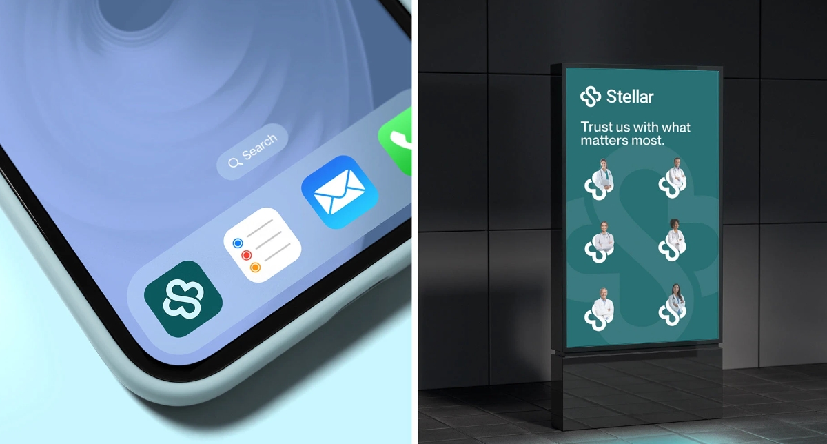 Stellar 醫(yī)院logo設(shè)計vi設(shè)計,融合多個醫(yī)療元素-上海logo設(shè)計公司 Stellar 醫(yī)院logo設(shè)計vi設(shè)計,融合多個醫(yī)療元素-上海logo設(shè)計公司