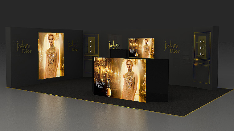 Dior化妝品專柜設(shè)計(jì)