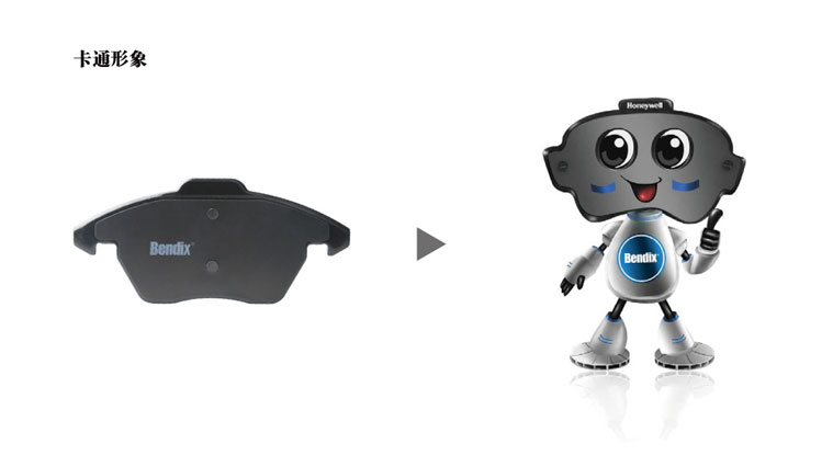 2霍尼韋爾剎車(chē)片品牌形象策劃設(shè)計(jì)-卡通吉祥物設(shè)計(jì)-上海工業(yè)品品牌策劃營(yíng)銷(xiāo)策劃公司