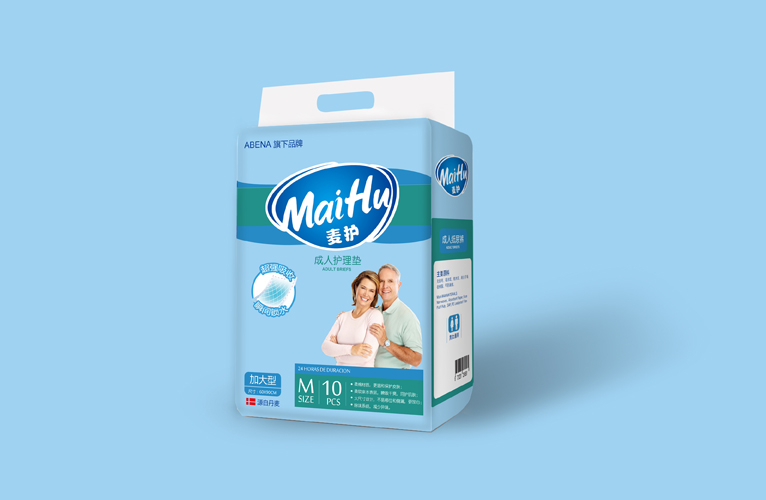 阿蓓納老人護(hù)理墊成人紙尿褲包裝設(shè)計(jì)